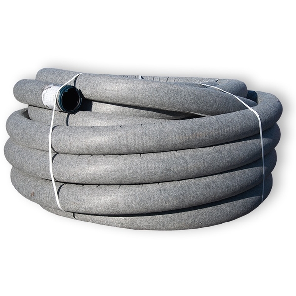 Труба дренажная гофр. двухслойная ПНД 110 SN6 с фильтром ОМ с муфтой